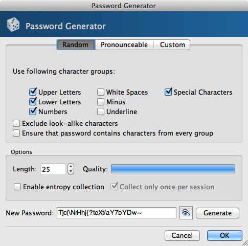 PasswordGenerator 23.6.13 for mac download free